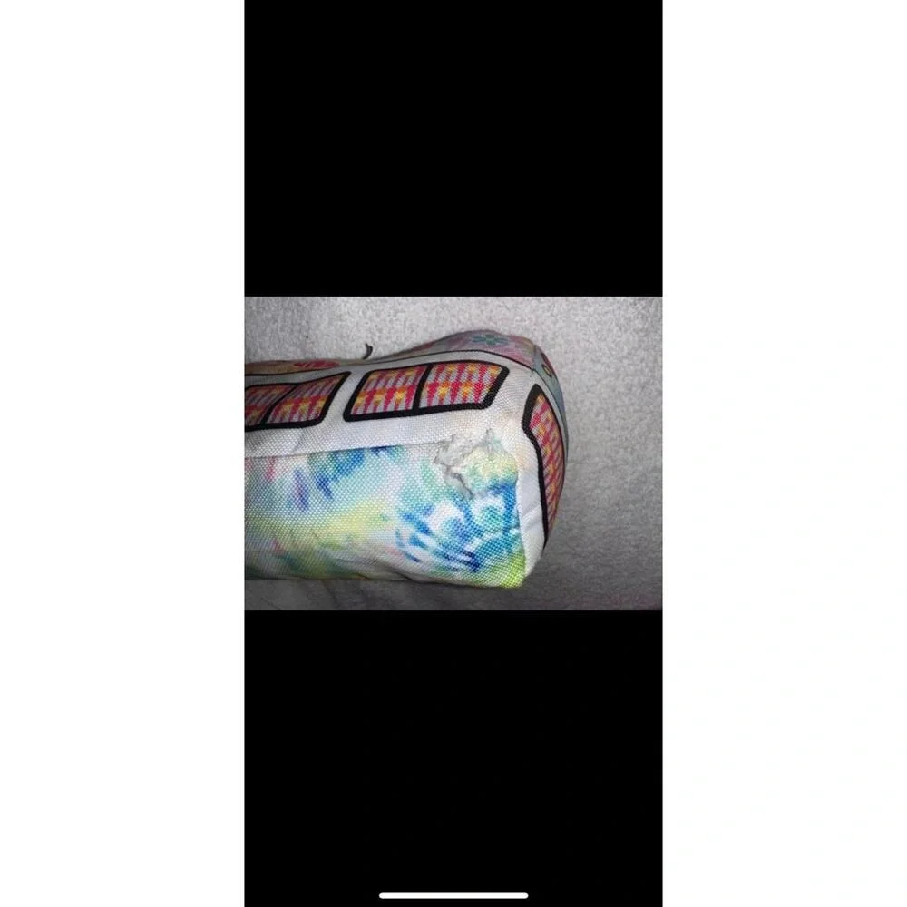 Bark box‎ dog toy peace fluff bus van tiedye squeak crinkle large barkbox
